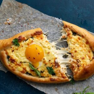 Adjarian khachapuri