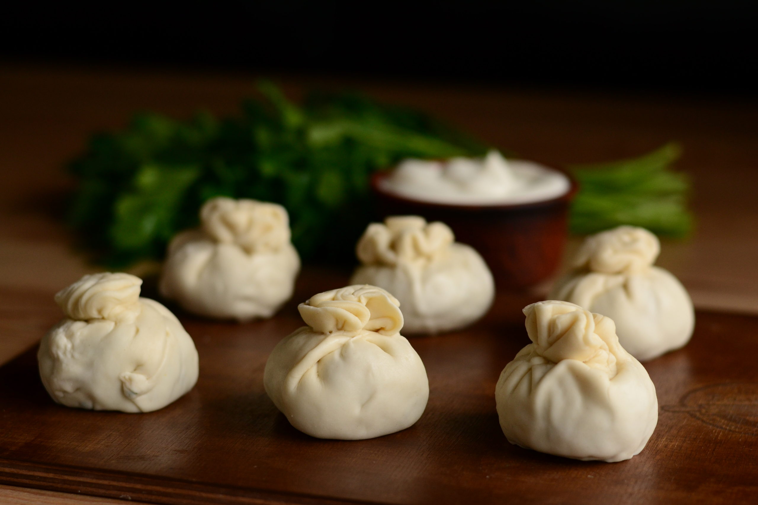 Khinkali with veal, 8 pcs.