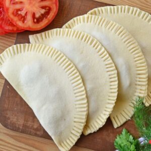 Chebureky with cheese and herbs, 4 pcs.
