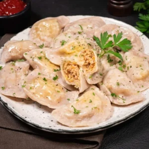 Varenyky with turkey